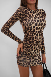 Leopard mini dress